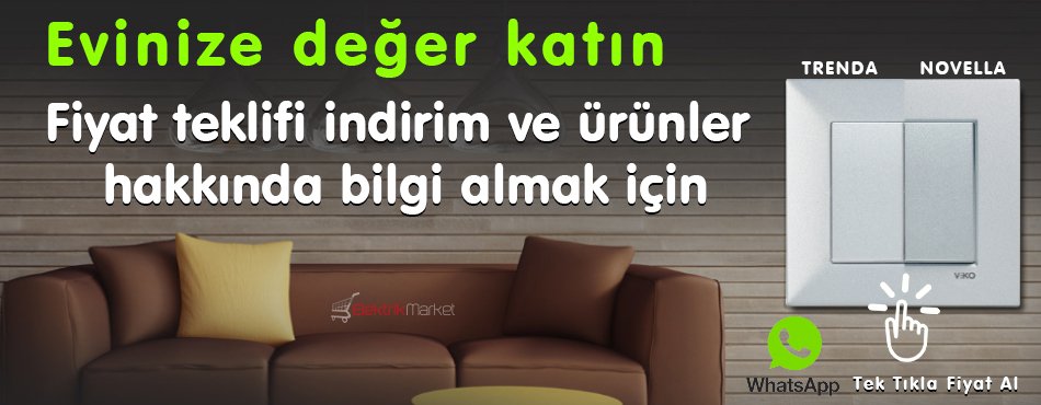 Toptan Viko Anatrar Priz Novella - Trenda 